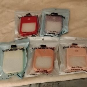 Dollar Tree B-pure Silicone Hand Sanitizer Case with Keychain Clip (5)